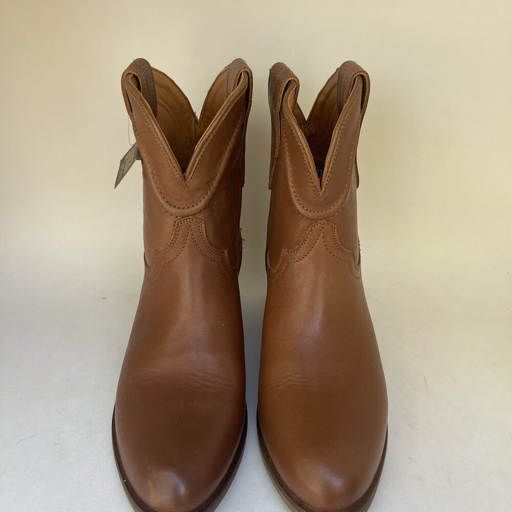 Dingo Seguaro Round Toe Cowboy Booties‎ Womens Brown Casual Boots Size 8.5 - Picture 3 of 15